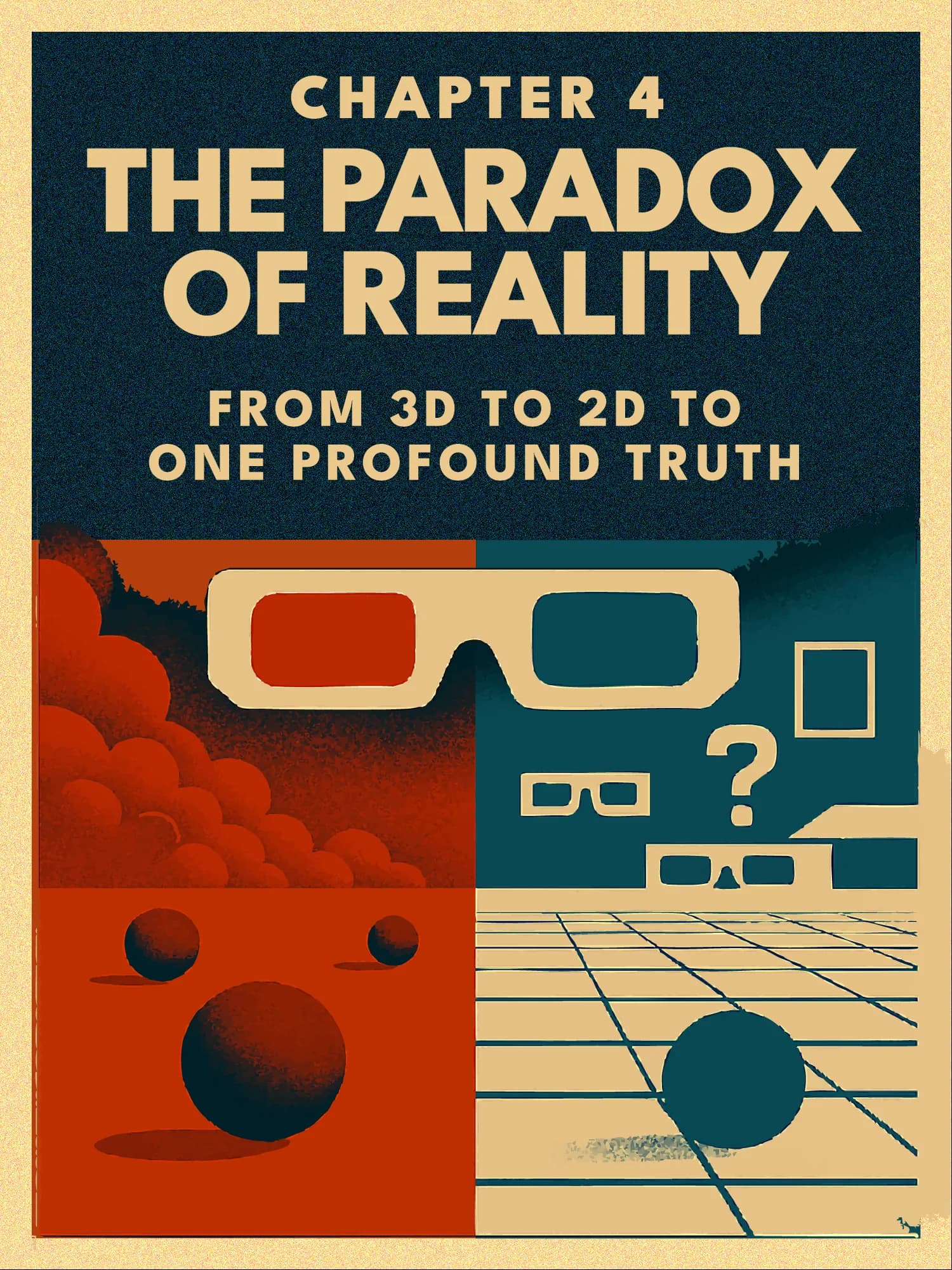 Chapter 4 — The Paradox of Reality: from 3D to 2D to one profound truth