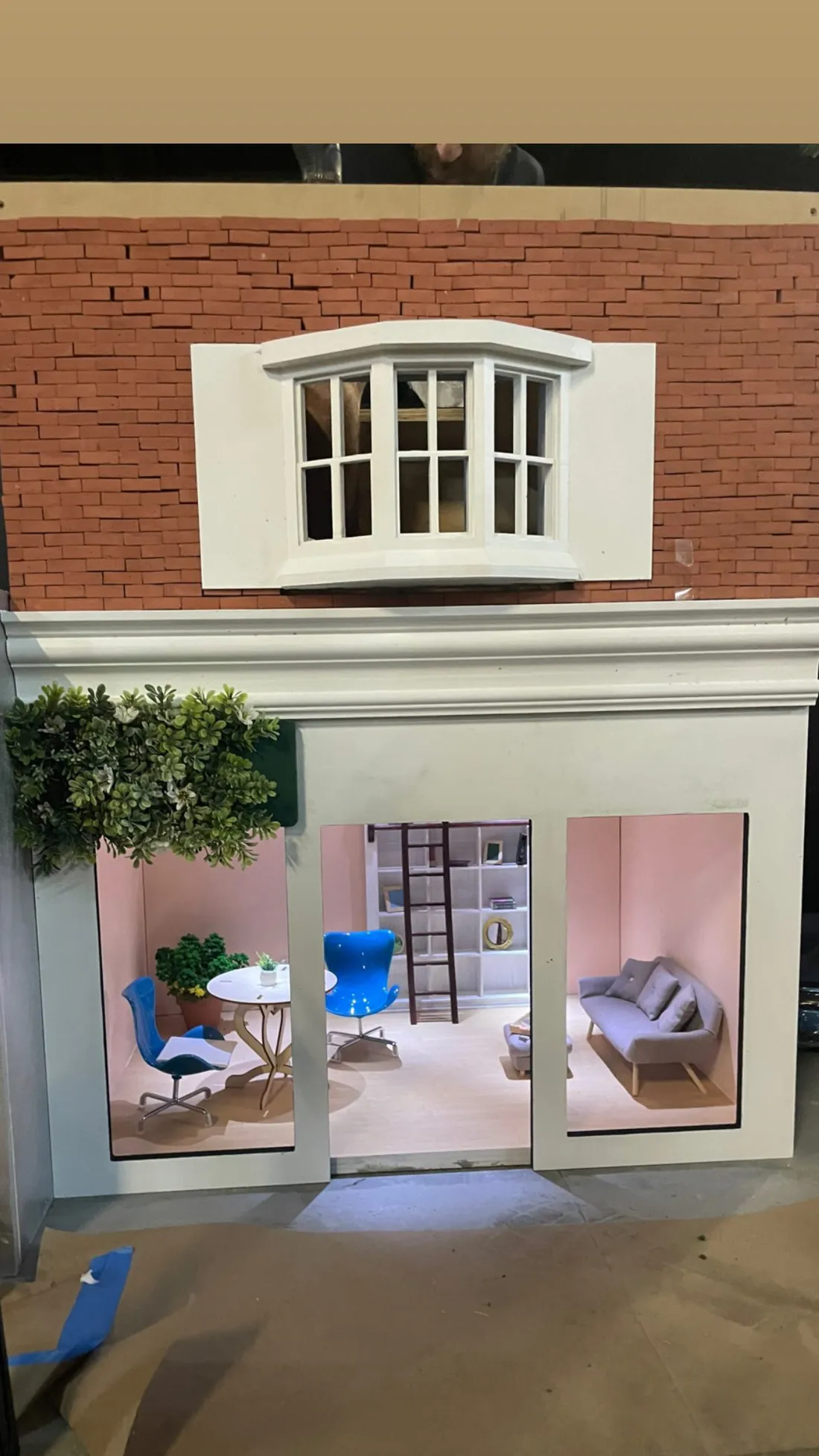 Furnished interiors behind every window